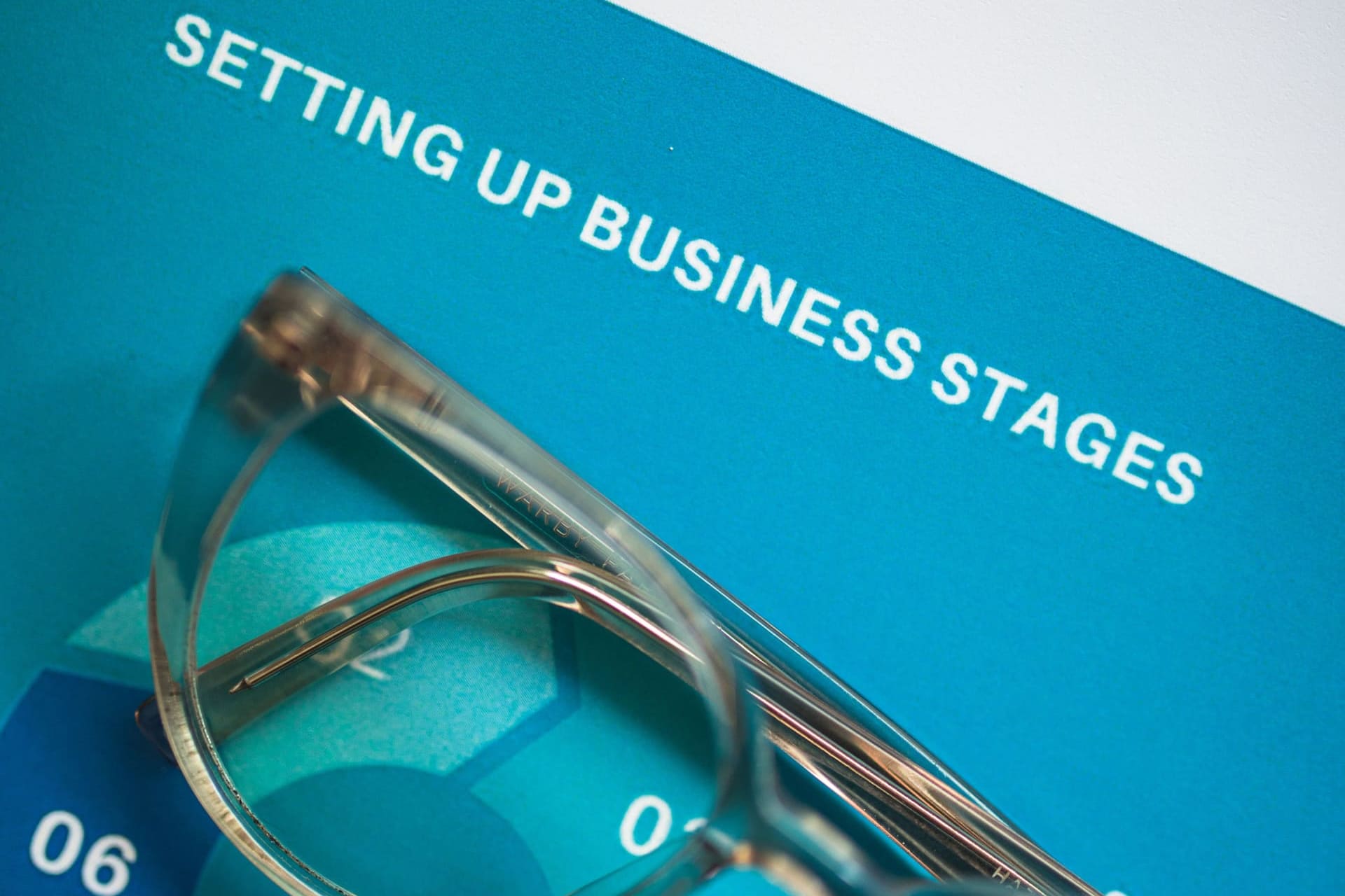 Person reviewing UAE business licence documents